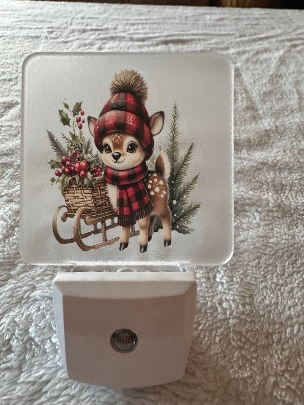 Christmas deer nightlight